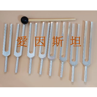 八件式標準音叉組 聲光波實驗用具 物理實驗器材 愛因斯坦教學用品社